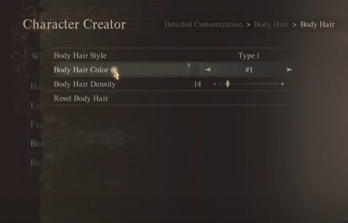 Body Hair to use for Gandalf build in Dragon's Dogma 2.