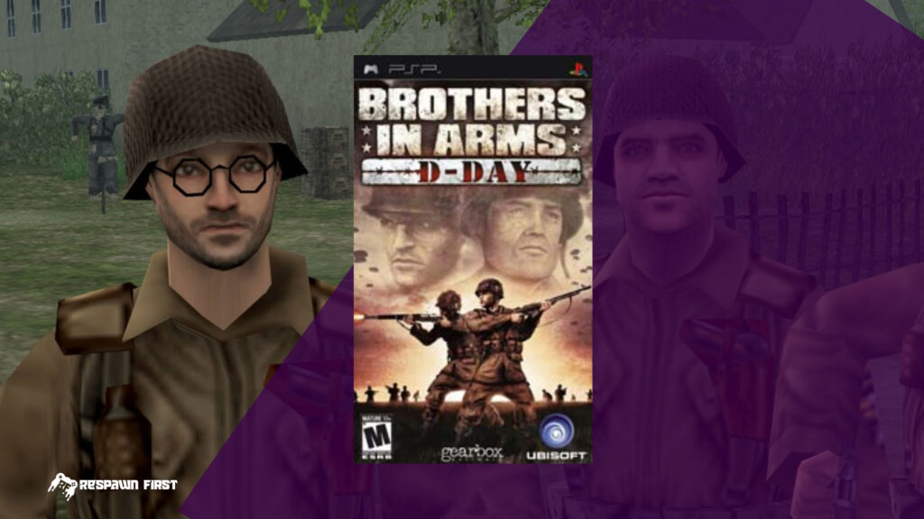 Brothers in Arms: D-Day PSP cover by RespawnFirst.