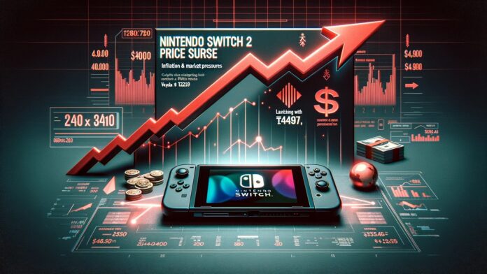 title image for Due To Inflation, Switch 2 Will Cost $100 More Says Taiwanese Economic Forum news story.