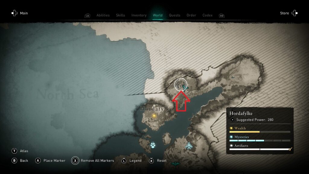 Where to find Mjolnir in Assassin's Creed Valhalla.