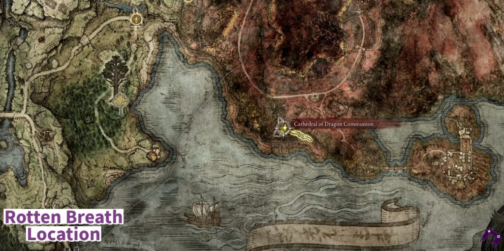 Rotten Breath Incantation location map