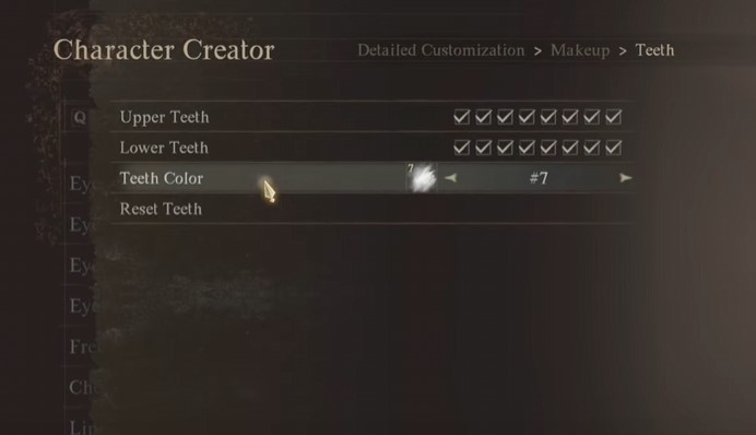 Teeth makeup to use for Gandalf build in Dragon's Dogma 2.