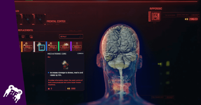 Cyberpunk 2077 Frontal Cortex Upgrades