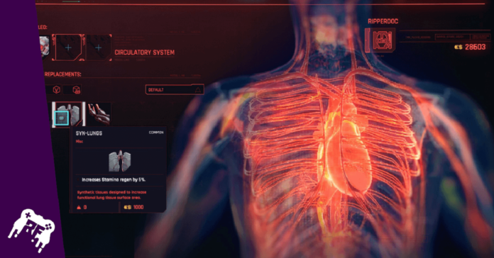 Cyberpunk 2077 Circulatory System Cyberware