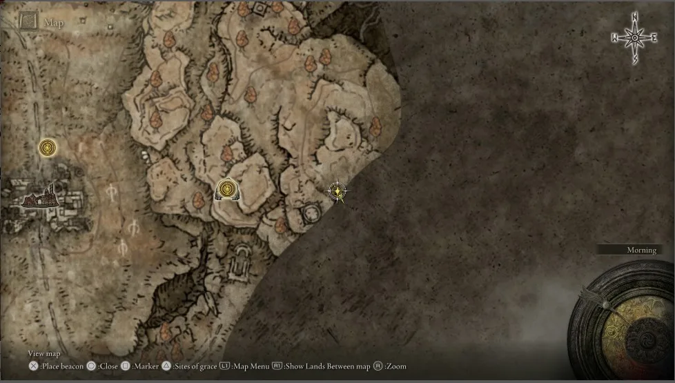 Ancient Dragon-Man location map