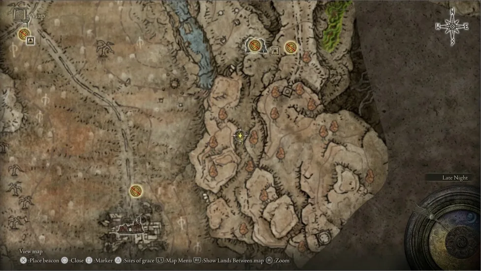 Ancient Dragon-Man (Invader) location map