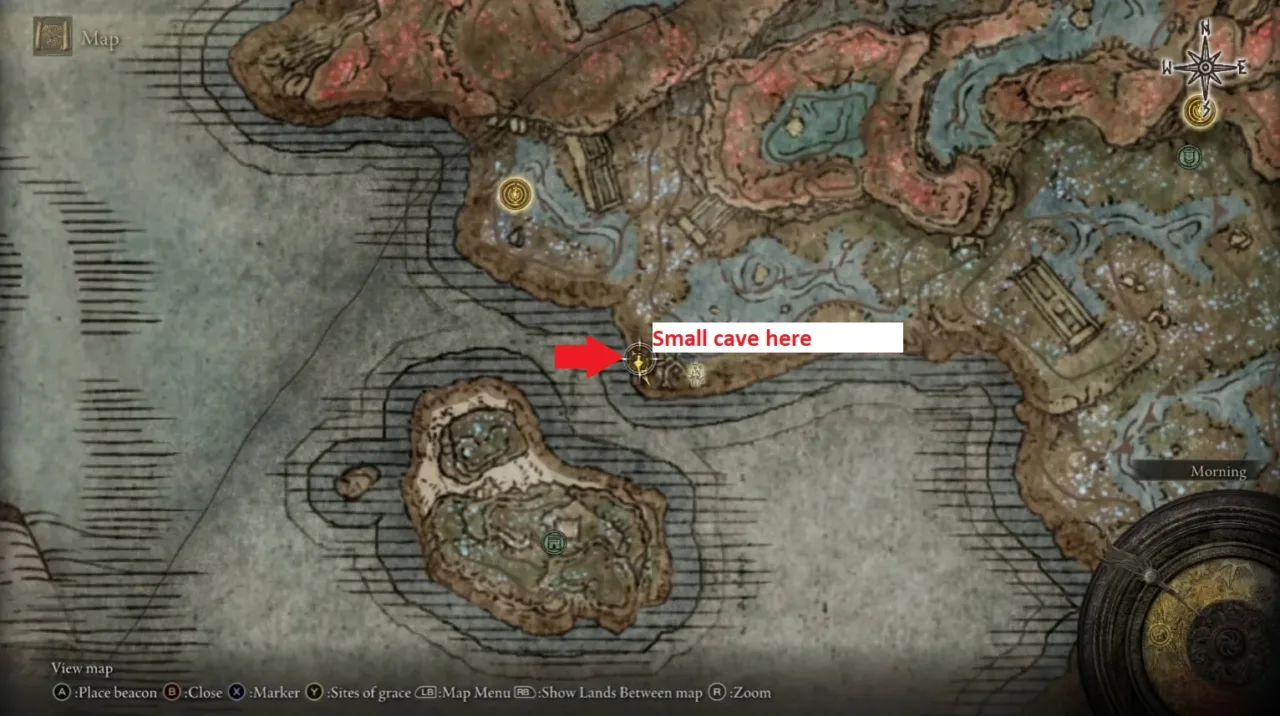 how to reach Cerulean Coast island in Elden Ring