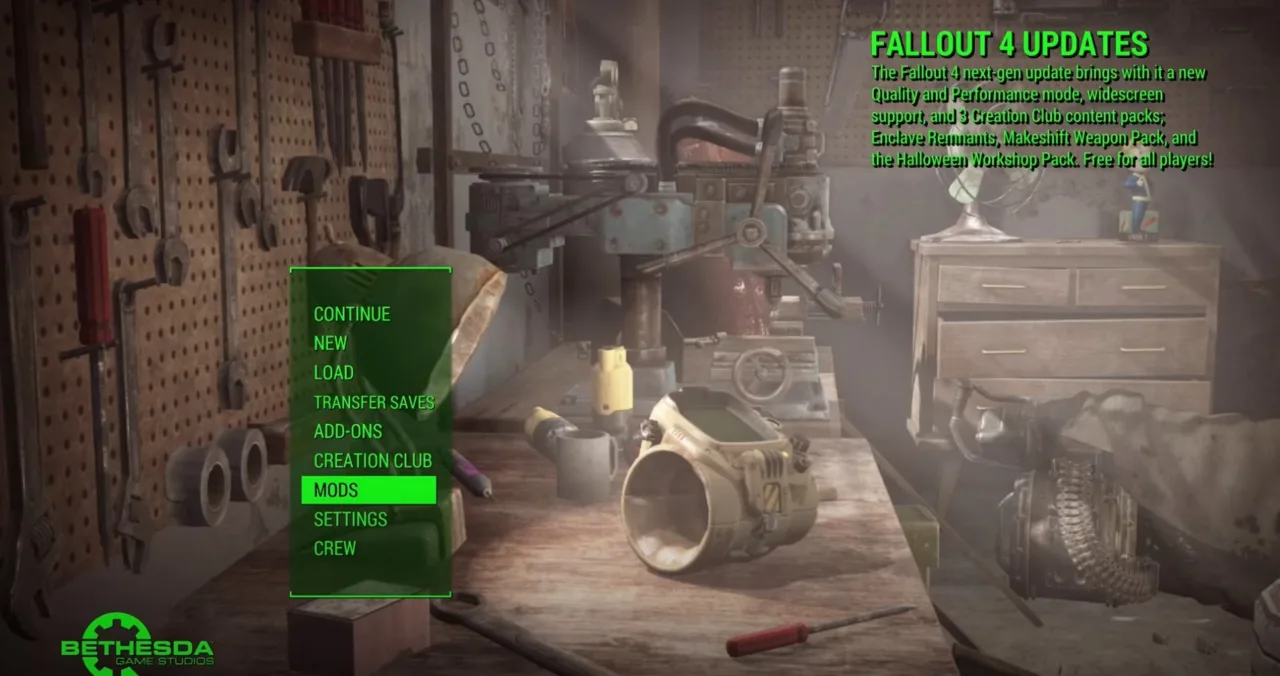 install Fallout 4 mods PS5