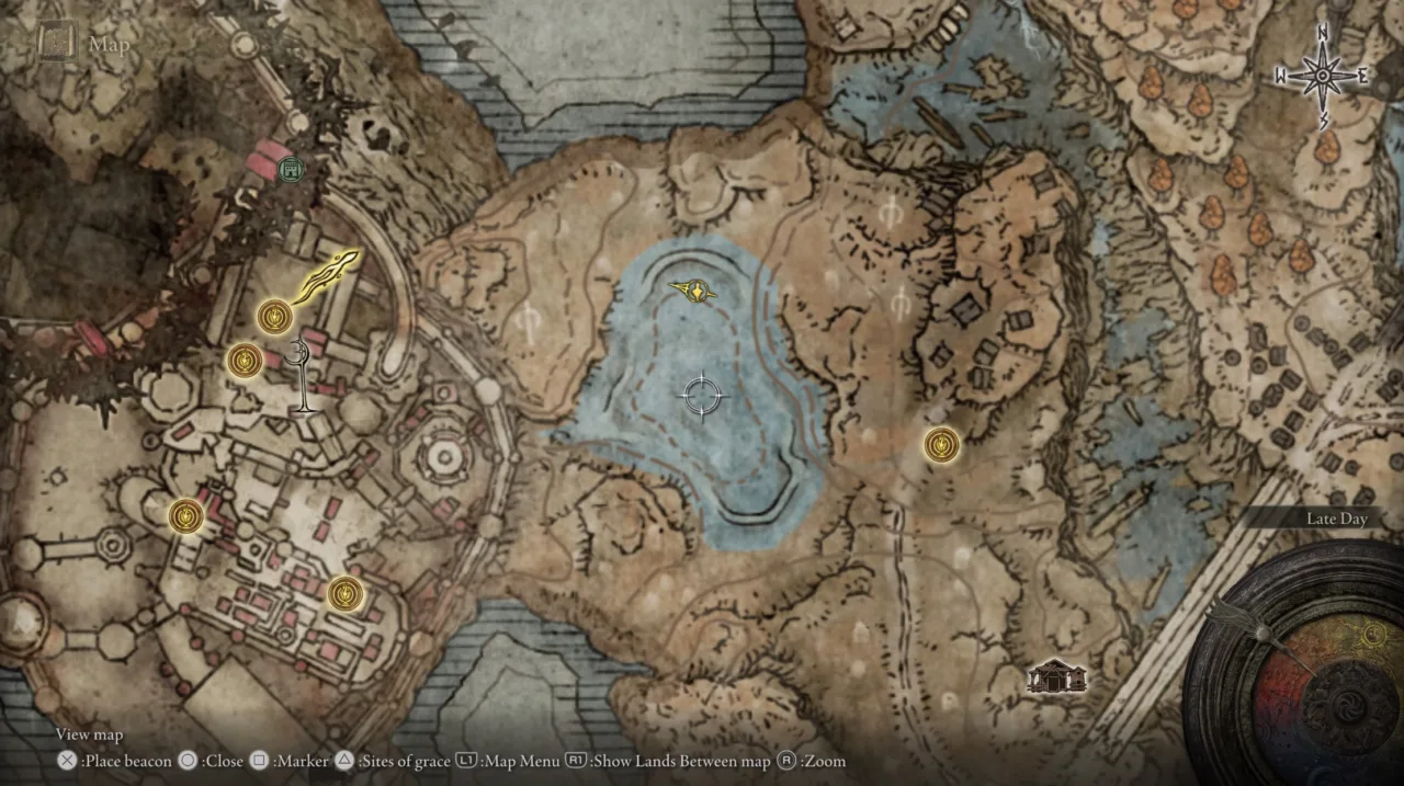 Ghostflame Dragon location map