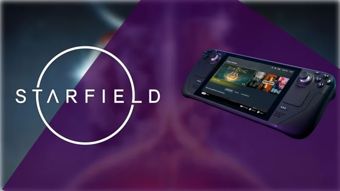 title image for How To Play Starfield Via Xbox Cloud Gaming On Steam Deck guide.